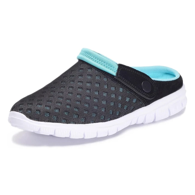 Breathable Mesh Garden Clogs - Eagsouni Blue 95 UK - Outdoor Sports Casual Summe