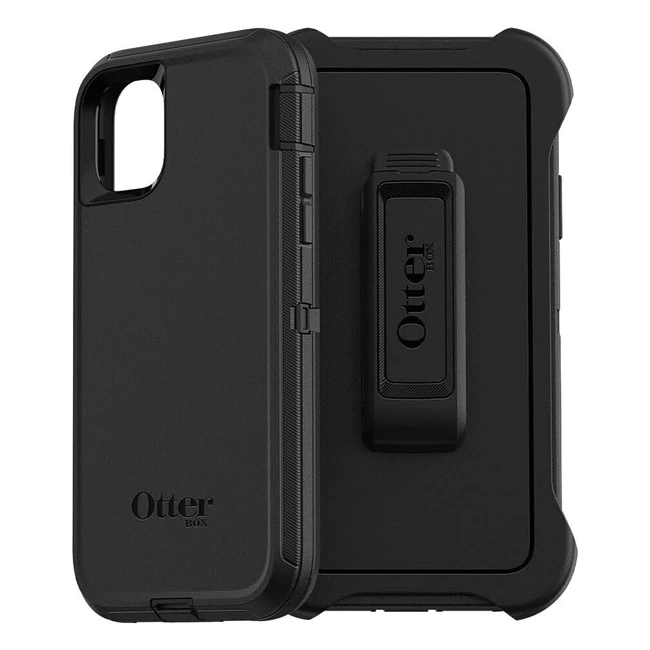 Coque Otterbox Defender pour iPhone 11 - Antichoc, Antichute, Ultrarobuste - Supporte 4x plus de chutes - Noir