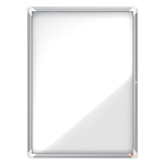 Tableau d'affichage magnétique verrouillable Nobo Premium Plus 9 x A4 Blanc 1902560