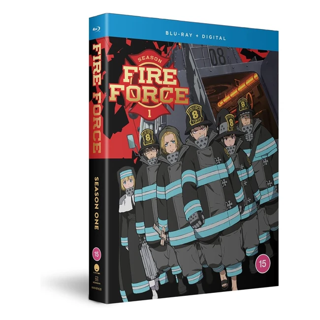 Fire Force Season 1 Complete Blu-ray Digital Copy - Action Packed Anime Series