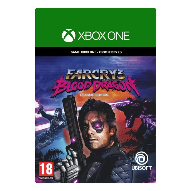 Far Cry 3 Blood Dragon Classic Edition Xbox One/Series X/S Download Code - Sgt. Rex Colt, Mark IV Cyber Commando