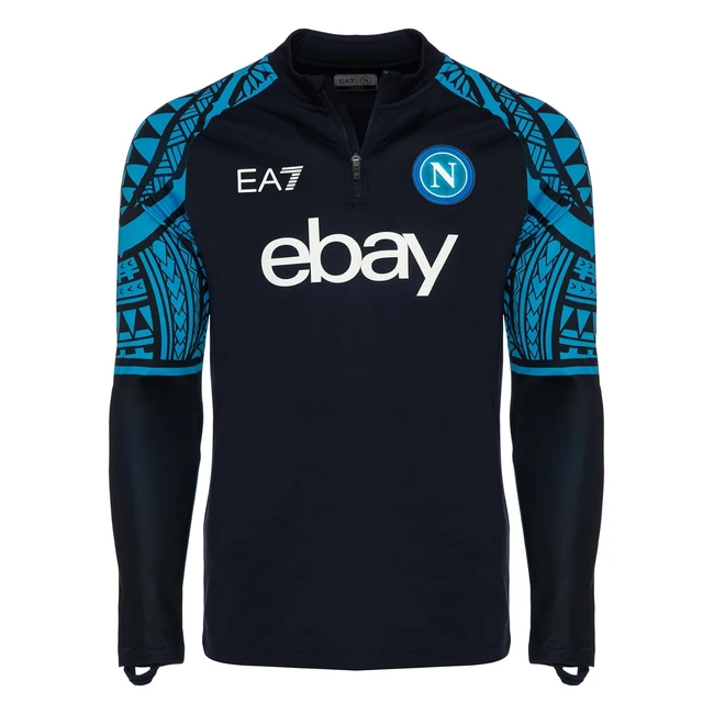 Sweat dentranement homme SSC Napoli bleu marine - Rf 123456 - Confort et s