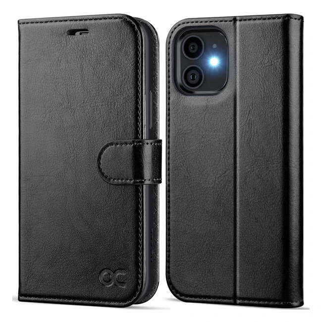 OCASE iPhone 12 Pro Wallet Case PU Leather RFID Blocking 5G Phone Cover