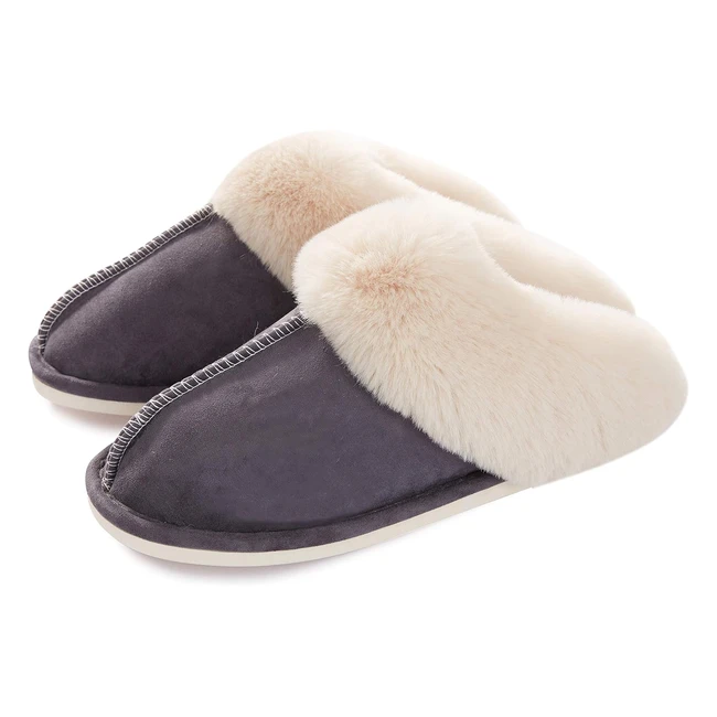 Chaussons Maison Mémoire Mousse Bois Plancher Faux Daim Fourrure Mules Automne Hiver Hommes Femmes