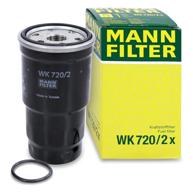 Filtro de Combustible Mannfilter WK 7202 X - Set de Filtro de Combustible con Ju