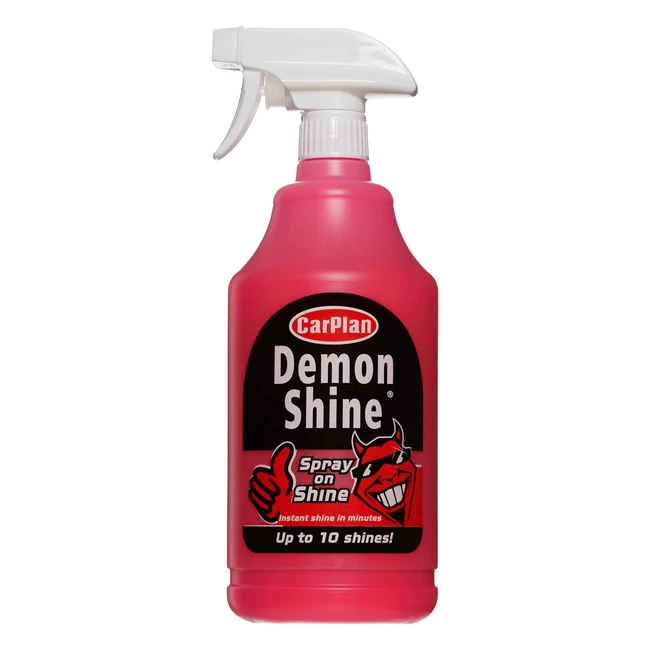 Instant Shine! CarPlan Demon Shine Spray Pink 1L - Effortless Brilliant Results