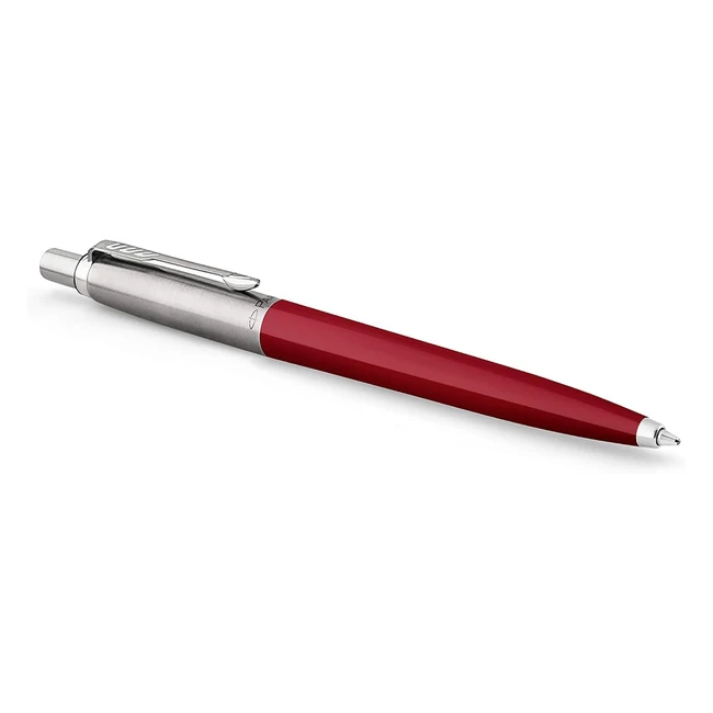 Parker Jotter Originals Ballpoint Pen - Classic Red Finish, Medium Point, Blue Ink