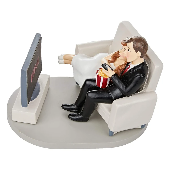 Figura Pastel Novios Darling Wedflix 18x135cm - Mopec