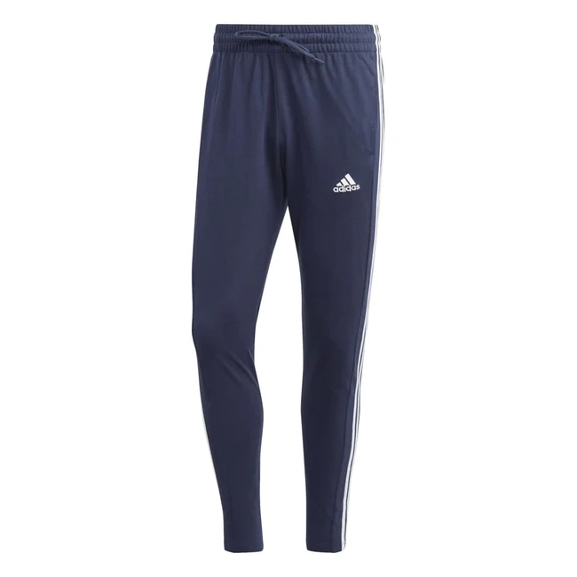 Pantalones de Chándal Hombre Adidas Essentials 3Stripes Legend InkWhite L