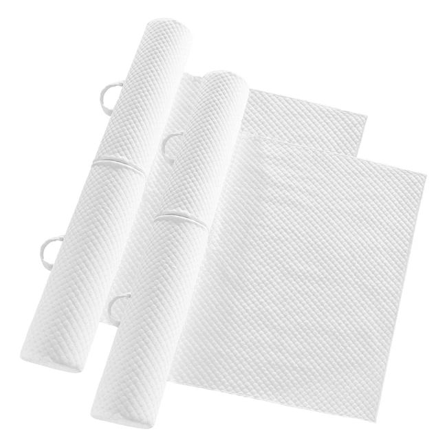 Barandilla de cama plegable Yihata - Seguridad para niños y adultos - Lavable a máquina - 2 unidades