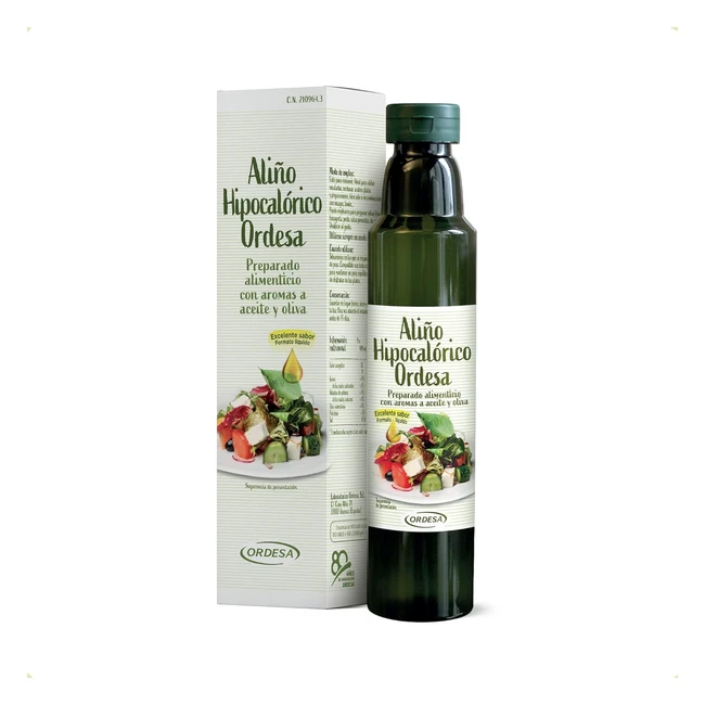 Alio Hipocalórico Ordesa 09 kcal 250ml - Apto Veganos - Sin Grasas - Sin Azúcares