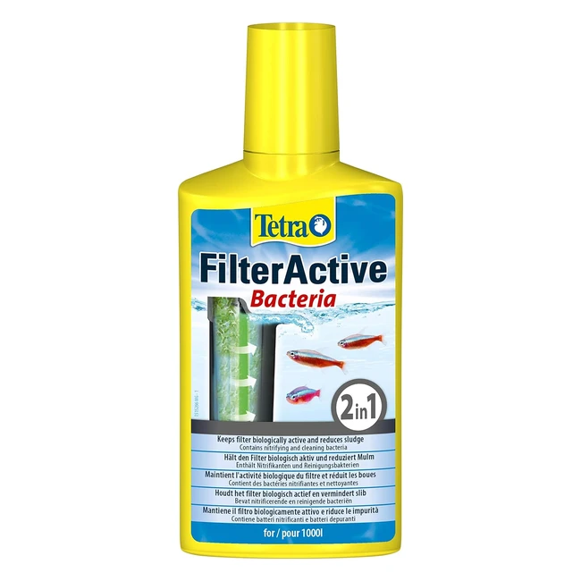 Tetra Filteractive Filterstarter mit hochaktiven Lebendbakterien - Nr 250 - Bes