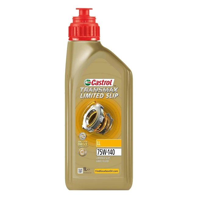 Castrol Transmax Limited Slip LL 75W140 Getriebel 1L - Vollsynthetisches Achsget