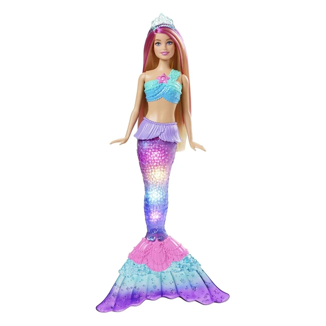 Barbie Dreamtopia Meerjungfrau Barbie HDJ36 - Rosa Haare - Geschenk fr Kinder 
