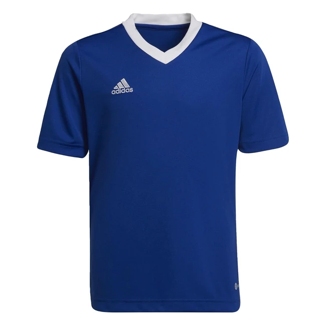 Camiseta Adidas Entrada 22 Unisex Nios - Pack de 1 - Azul Real - Talla 152