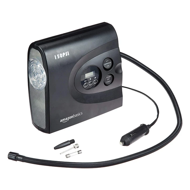 Compresseur dair portable Amazon Basics AC010225C - 150 PSI - Compact et effica