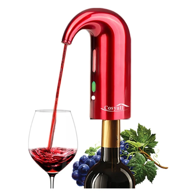 Decanter Elettrico Cosyall Ricaricabile - Ossigenatore Vino USB