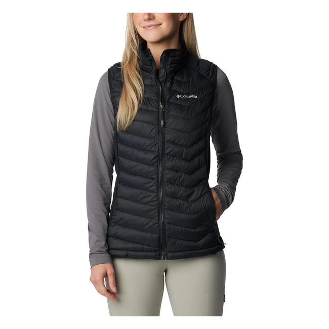 Chaleco Columbia Powder Pass para Mujer - Negro 012 - Envo Gratis