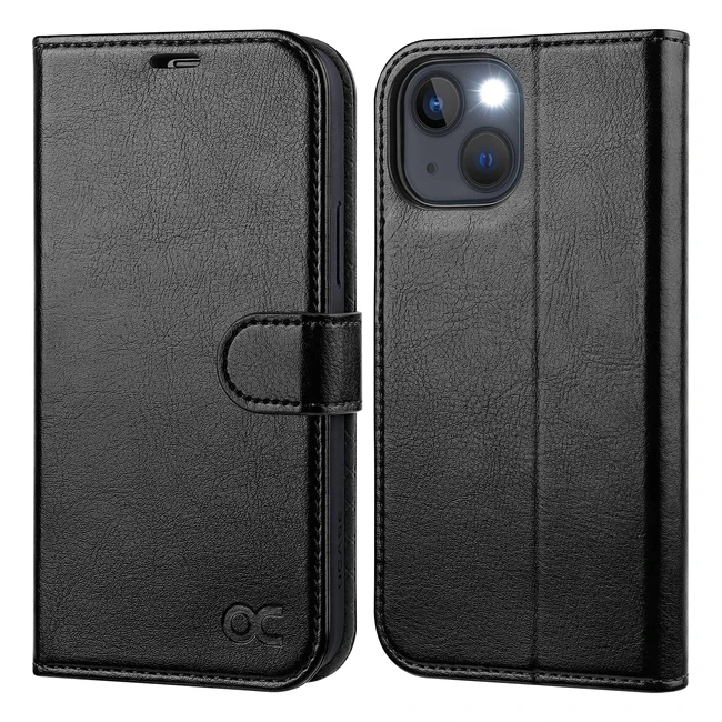 OCASE iPhone 13 Wallet Case Premium PU Leather RFID Blocking 2021 5G