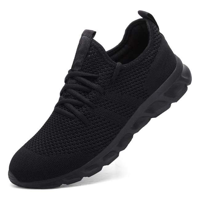 Chaussure de running homme fitness sneakers mesh - Noir 45 EU