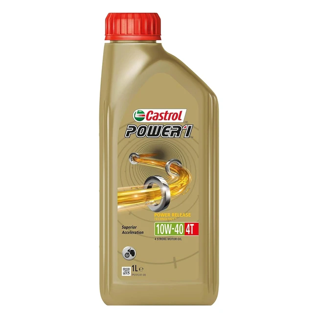 Castrol Power1 4T 10W40 Motorl 1L - HCSynthese API SN JASO MA2