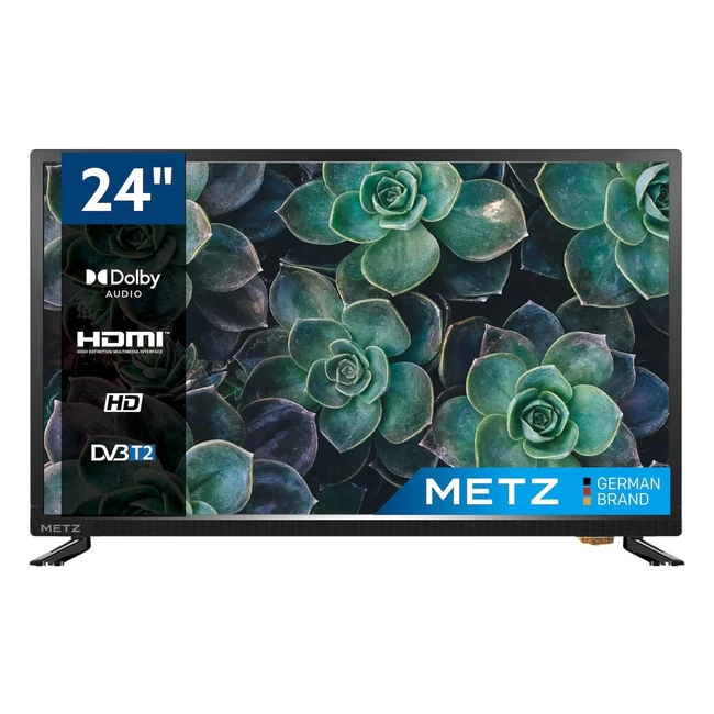 TV Metz LCD 24MTD1000Z 24 60cm LED HD 2022 DVB-T2CS2 HDTV Nero