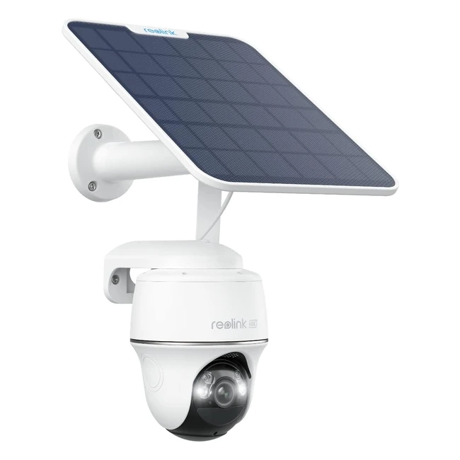 Cámara Exterior 4K 8MP Reolink 3G4G LTE Visión Nocturna PTZ 360 Batería Panel Solar
