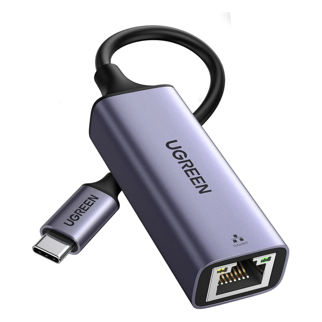 UGREEN Ethernet Gigabit Adapter USB C auf RJ45 LAN 1Gbps - Macbook ProAir Chro