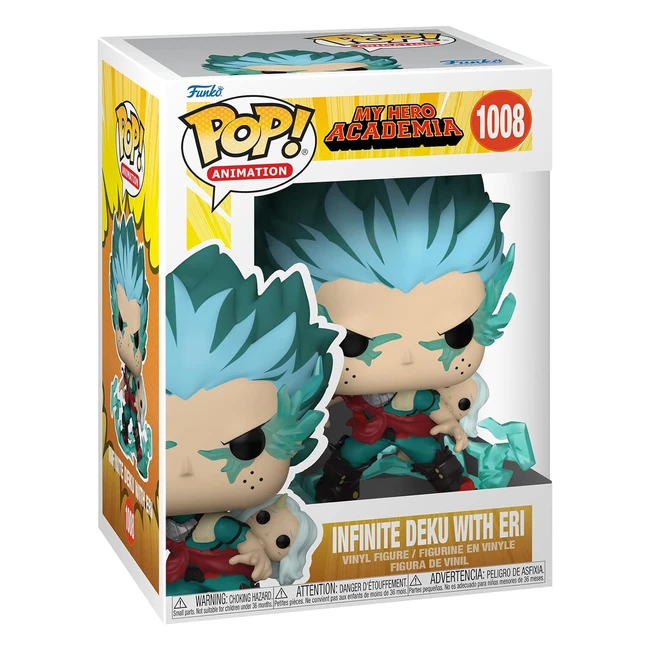 Funko Pop Animation MHA Infinite Deku with Eri Figurine Vinyle Collection Cadeau