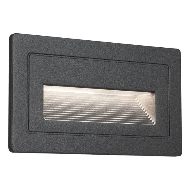 Paulmann 94383 LED Exterior Wall Luminaire IP65 Warm White 103x58mm Incl 1x4W Bl