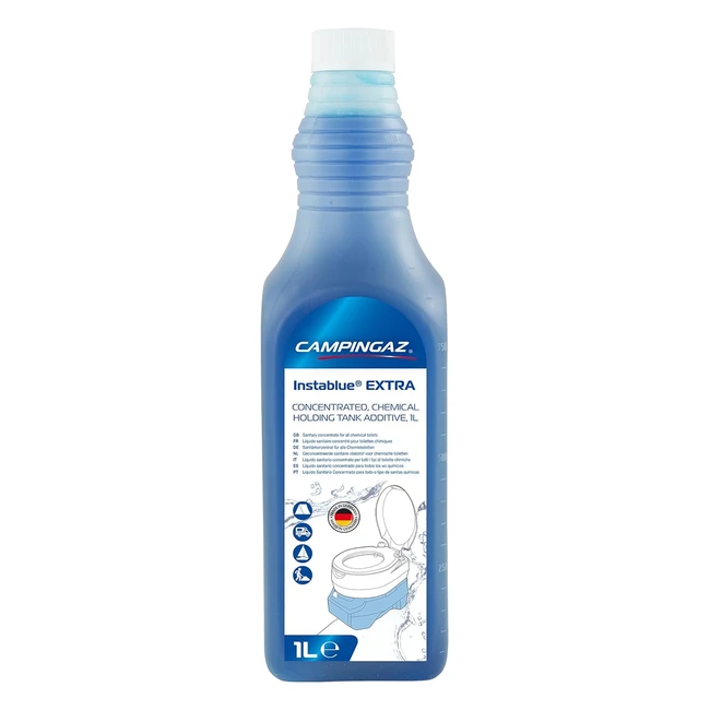 Campingaz Instablue Extra 1L Sanitärflüssigkeit für Abwassertank - Biologisch abbaubarer Sanitärzusatz