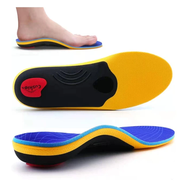 Valsole Orthotic Insole Arch Support for Plantar Fasciitis Overpronation Flat Fe