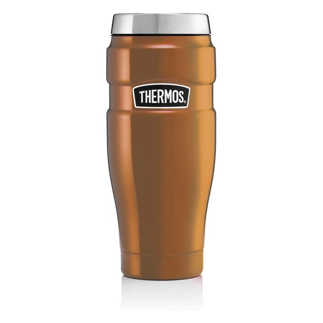Thermos 170271 Stainless King Travel Tumbler - Keeps Hot for 7 Hours Cold for 1