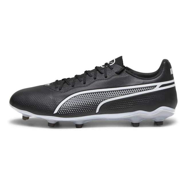 PUMA Unisex King Pro FG/AG Fußballschuh Schwarz/Weiß Größe 43