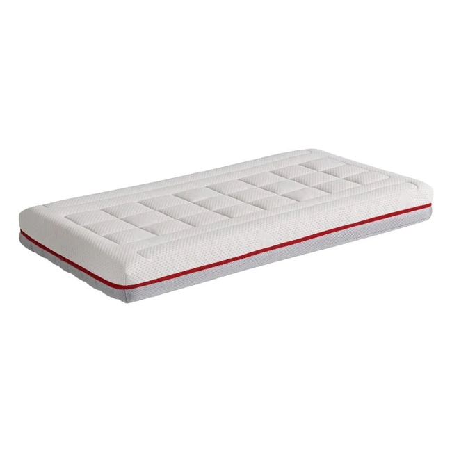 Colchn de cuna Ecus Pig antiplagiocefalia blancogris 120x60x12 cm