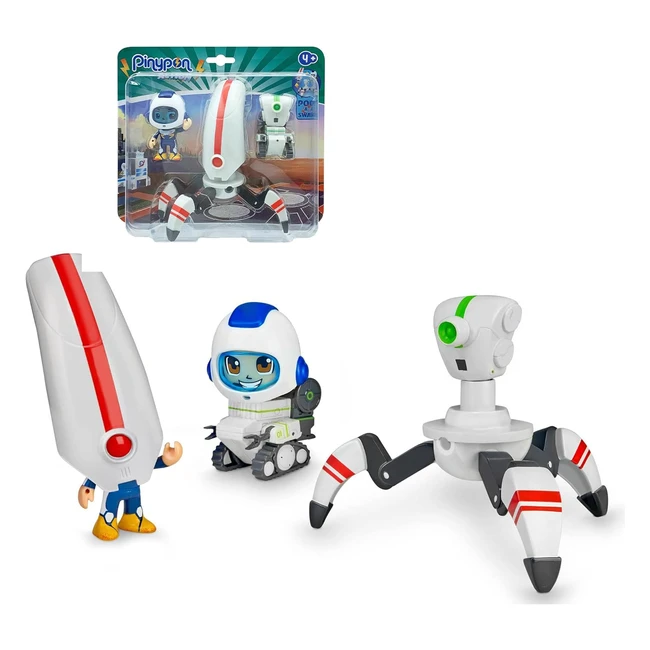 Pinypon Action Robots Space Pack 3 Figuras Diferentes - Famosa 700017340