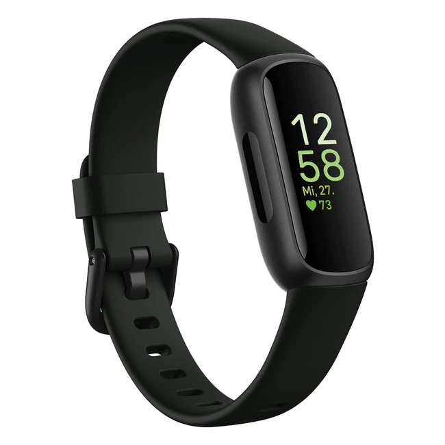 Fitbit Inspire 3 - Google Health Fitness Tracker - Herzfrequenzmesser - Stressma