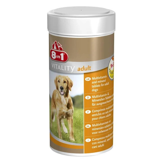 8in1 Multivitamin Tabletten Nahrungsergänzung verschiedene Zusammensetzungen für Welpen, erwachsene Hunde und Senioren