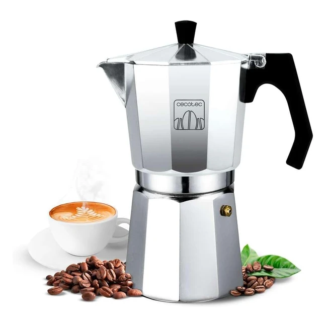 Cafettiera Italiana Cecotec Mokclassic 1200 - Adatta a Tutte le Cucine - 12 Tazz