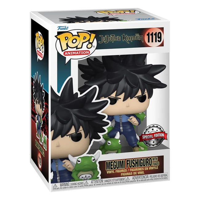 Funko Pop Megumi Fushiguro JJK Vinilo Coleccionable - Ideal Regalo Anime Fans