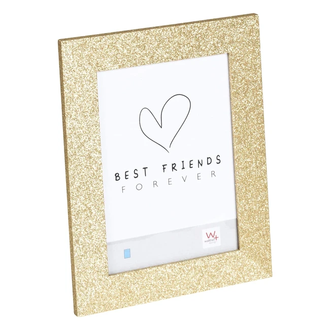 Marco de Fotos Cristal Plateado Oro 15x20 cm - Walther Design Twinkle Ref 1234 