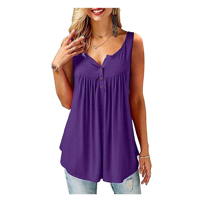 Beluring Women V Neck Pleated Tunic Tops Blouse - Ref123 - Casual  Stylish