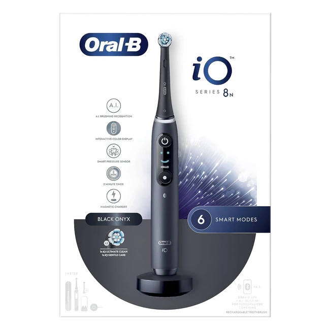 OralB Spazzolino Elettrico Ricaricabile IO 8N Sensore Di Pressione Display Inter