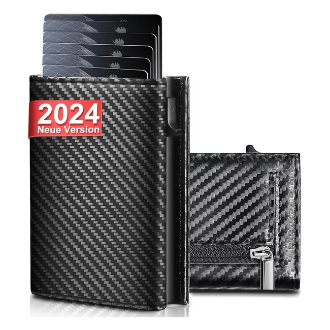 Cartera Hombre RFID Fibra de Carbono - Proteccin y Comodidad