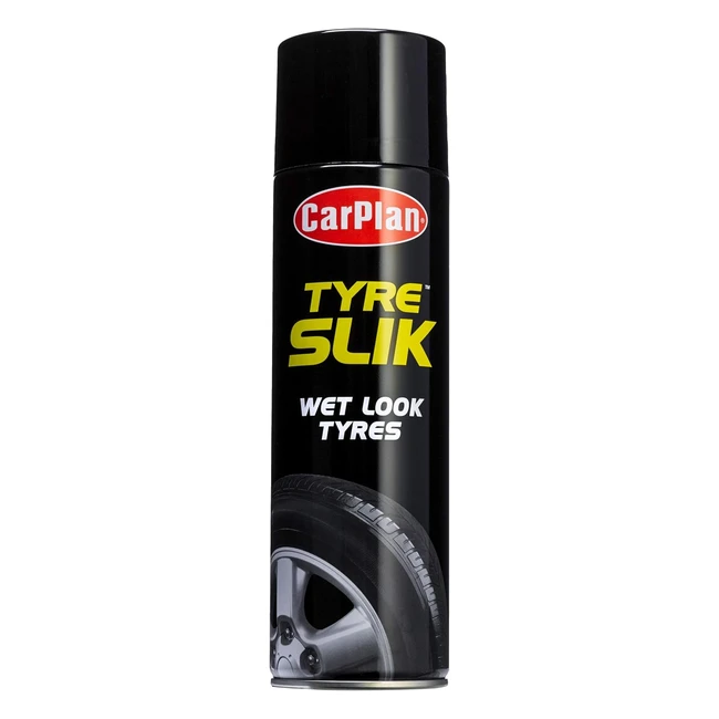 CarPlan Tyre Slik Wet Look Tyres - Combats Crazing - 500ml