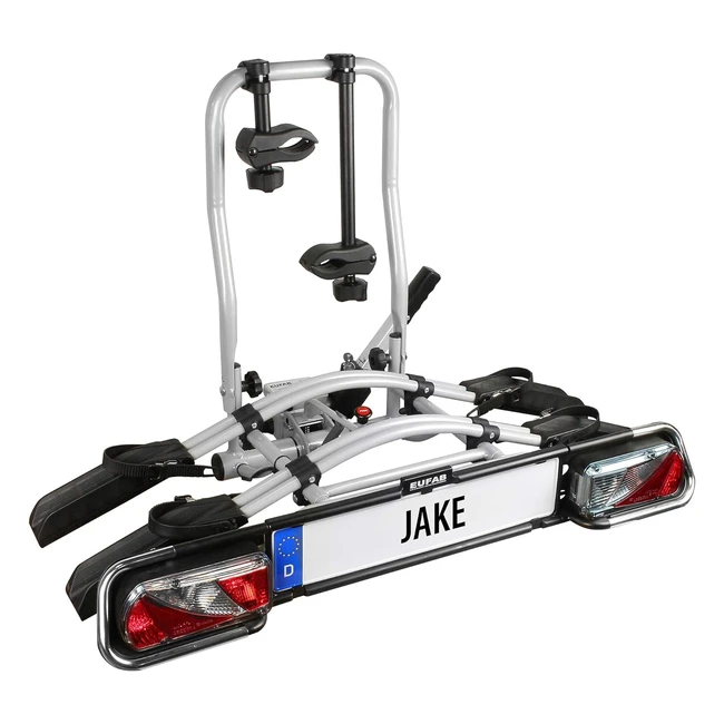 Eufab Fahrradtrger fr E-Bike Modell 123 fr 2 Fahrrder klappbar