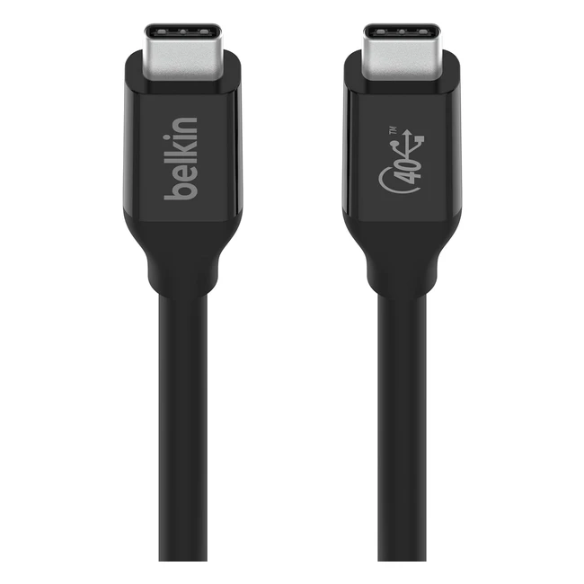 Cavo USB4 Belkin da USB-C a USB-C 100W 40Gbps Thunderbolt 3 Retrocompatibile 80c