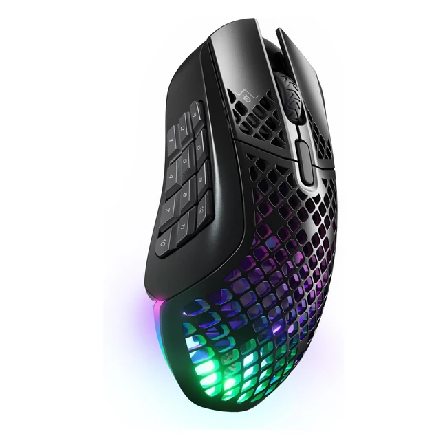 SteelSeries Aerox 9 Wireless Gaming Mouse - Ultralightweight Design - 18 Buttons