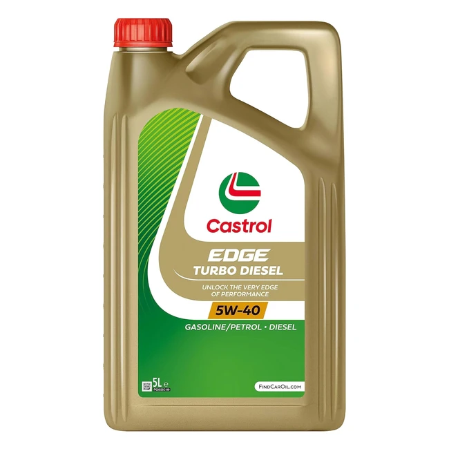 Castrol Edge Turbo Diesel 5W40 Motorl 5L - Stark Reibung reduzierend