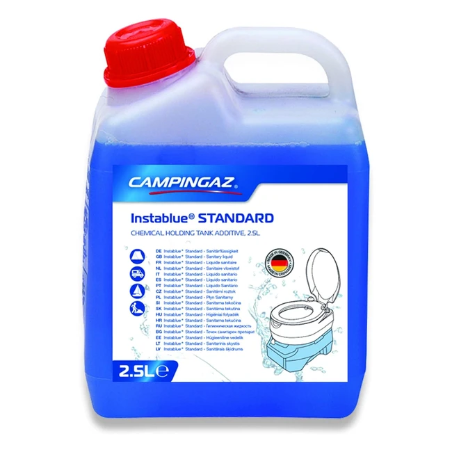 Campingaz Instablue Standard 25L Sanitärflüssigkeit für Abwassertank - Biologisch abbaubarer Sanitärzusatz
